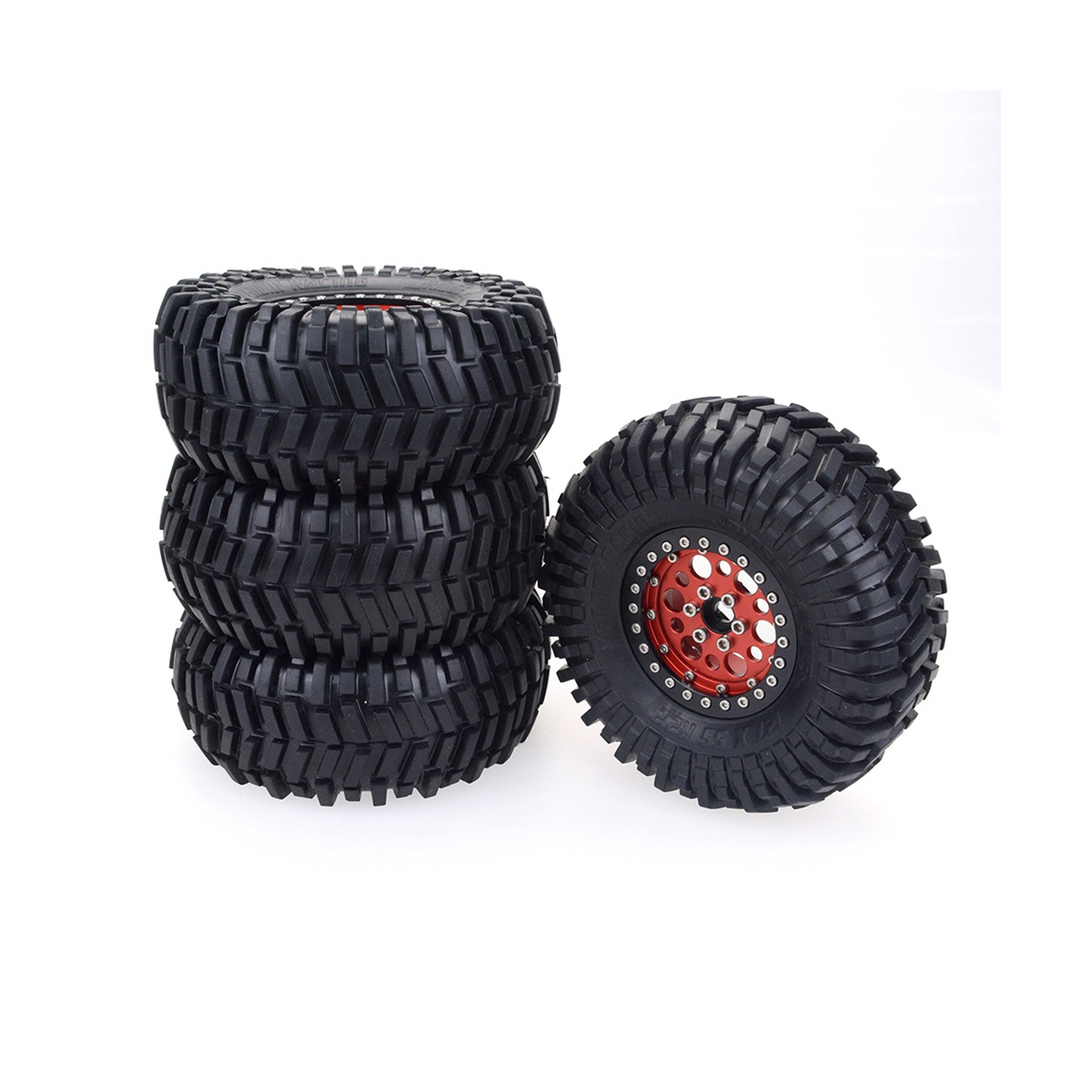 1/10 Simulation Climbing Car Wheels Aluminum Wheels for Axial SCX10 D90