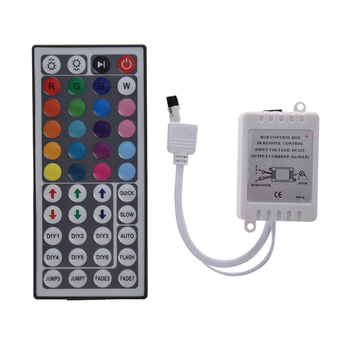 44Key IR Remote Controller for RGB 5050 LED Light Strips - Hepsiburada ...
