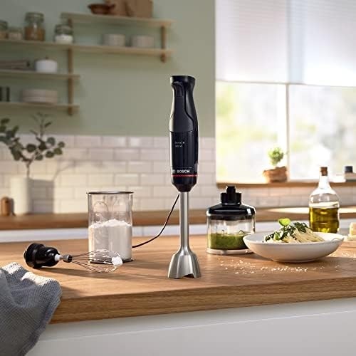 Bosch Ergomaster Series 4 Hand Blender, 1000 W, Plastic, Black [energy