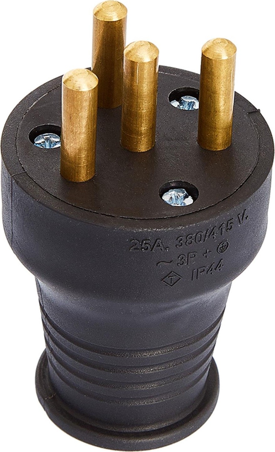 Nzb Three Phase Rubber Male Plug Socket 16 Ampere 230 Volt ...