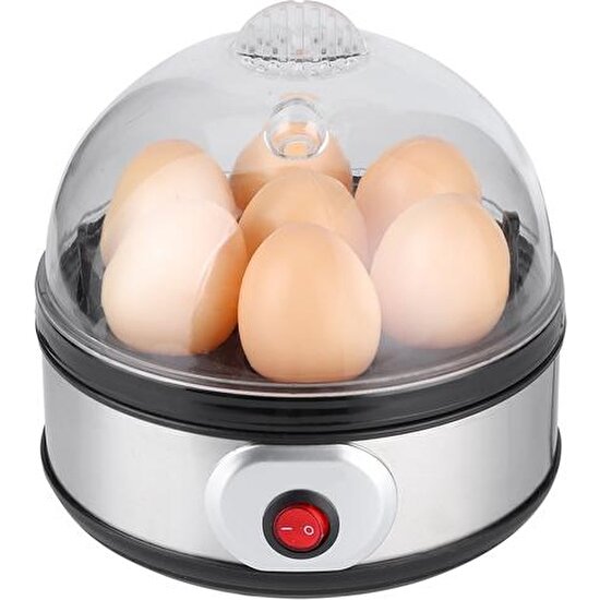 SDJMa Quick Egg Cooker - Multifunctional Egg Cooker 7 Egg Capacity Automatic Shut Off Chicken Shape Breakfast Hard Boiled Eggs Electric Cookers Rapid Yellow White