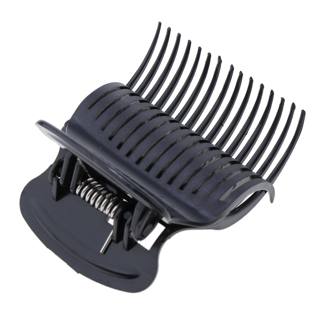 5pcs Weave Foiling Hair Comb with Hair Curler Clips Barbers Hair