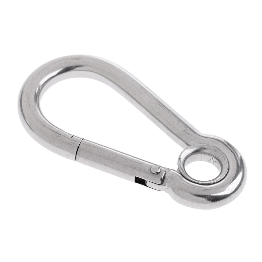 Stainless Steel Climbing Carabiner with Eye for Climbing/ Hiking