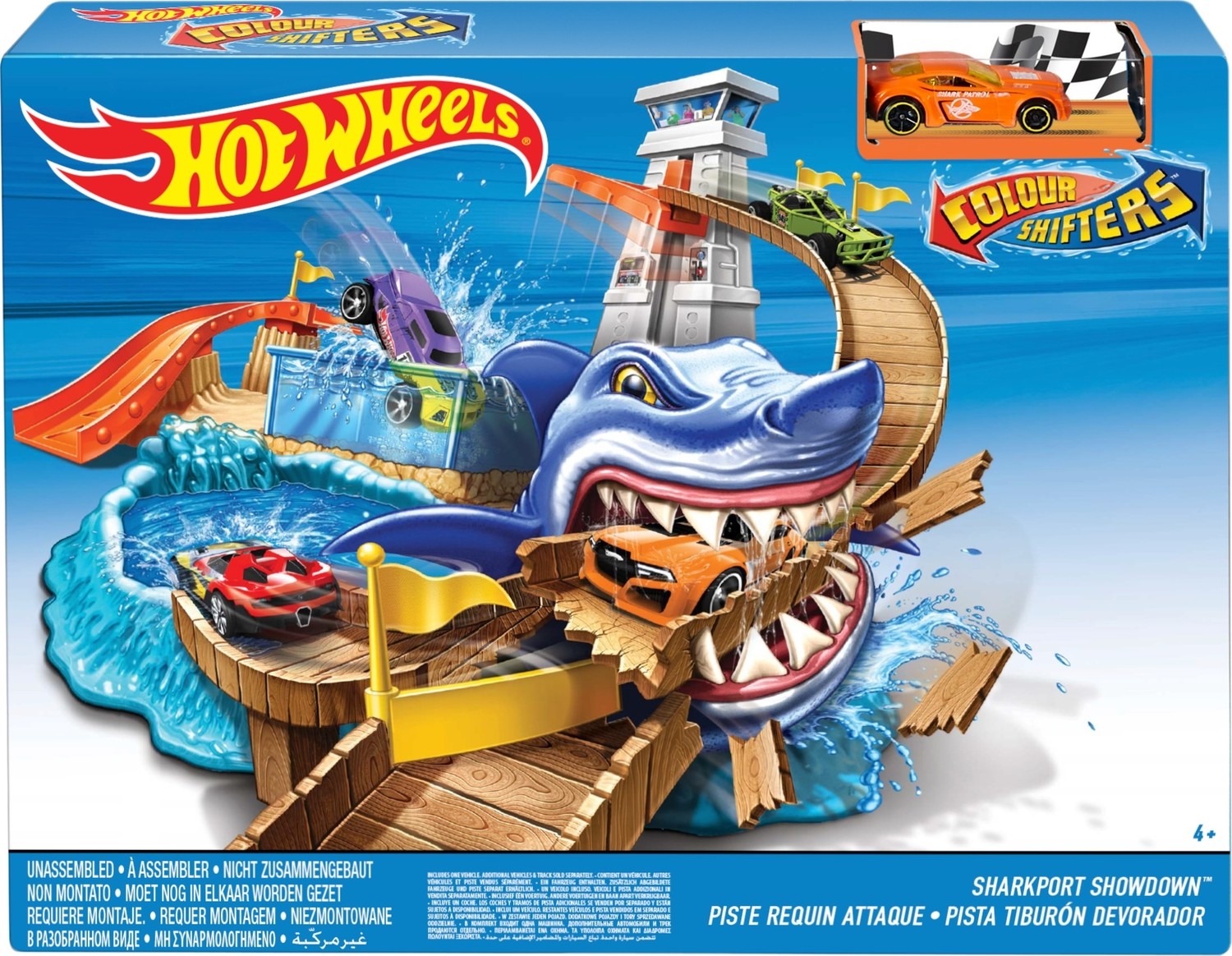 Hot Wheels Color Changing Vehicles Sharky Play Set Shark Themed Pool Hot Wheels Color Changing Vehicles Sharky Play Set Shark Themed Pool