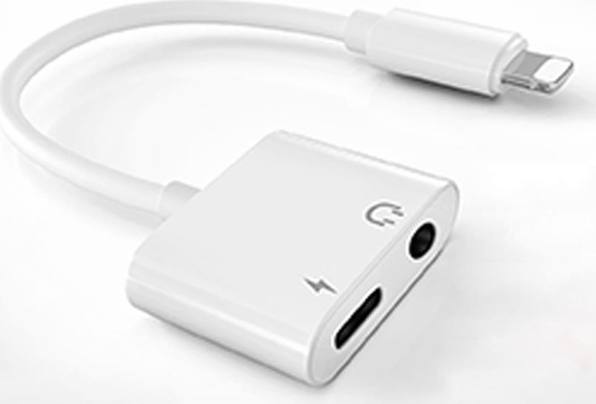 Mobitell Lightning 2 In 1 Charger And Headphone Converter 3.5mm Jack