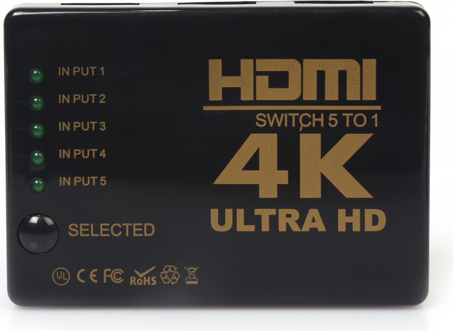 UltraTekno HDMI Multiplexer 5 Port 4K Controlled Ultra Hd HDMI Switch