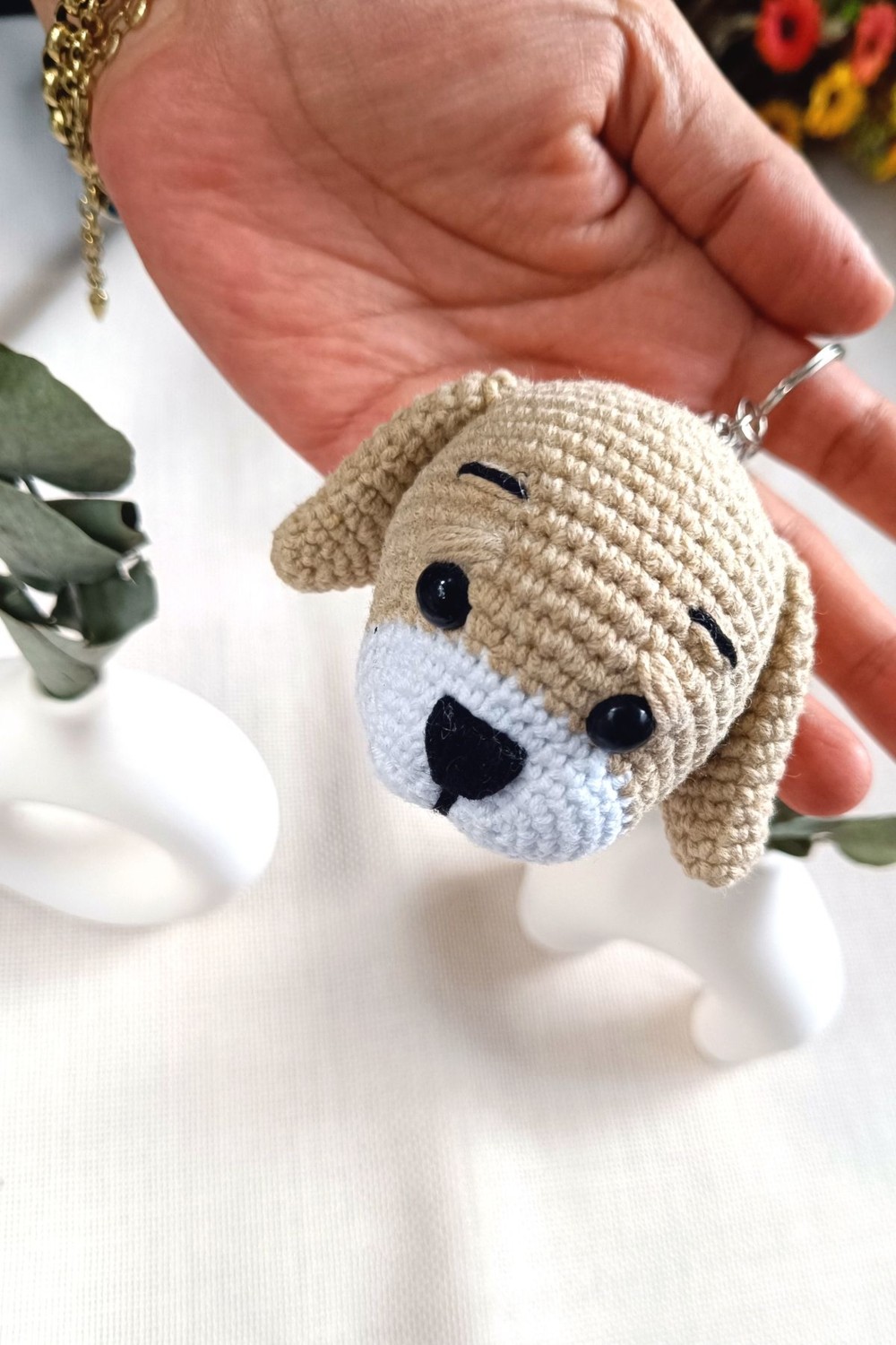 D&D Concept Sweet Dog Keychain and Bag Accessory Amigurumi Toy