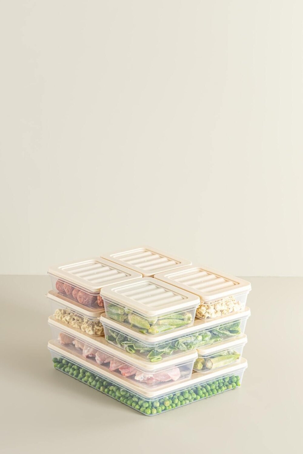 Nandy Home Set of 2 Freshbox Microwave and Freezer Suitable Storage