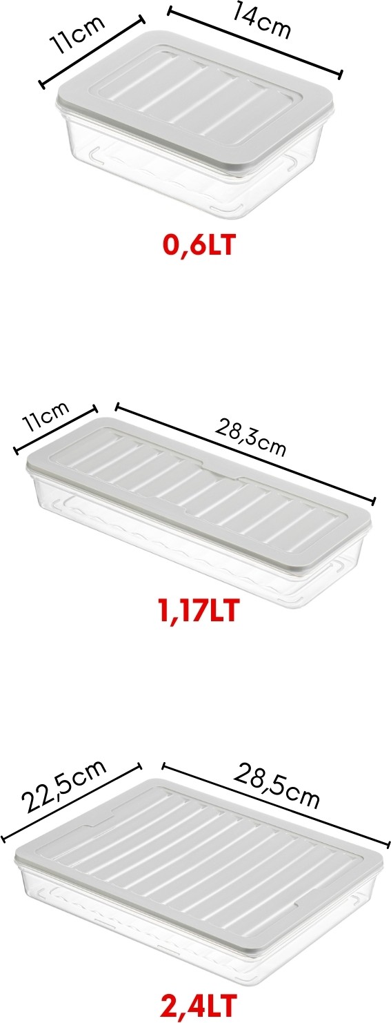 Nandy Home Set of 7 Freshbox Storage Container Suitable for Microwave