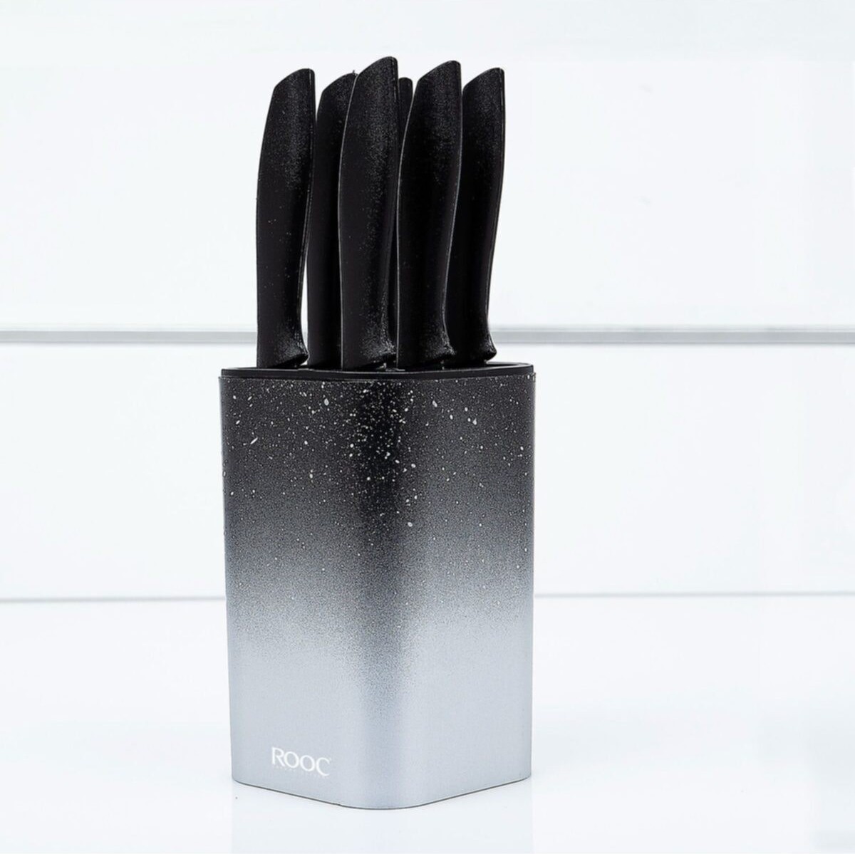 Rooc Small Luxury Knife Set Fruit & Vegetable Knife Silver 6 Piece