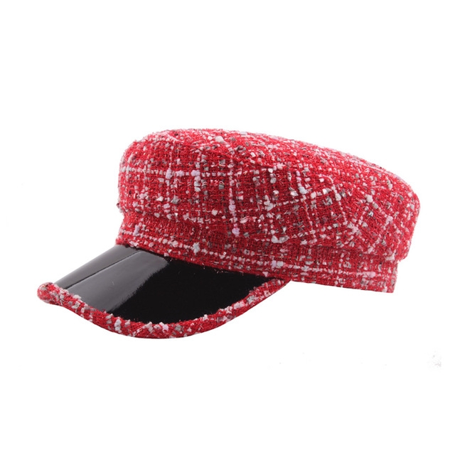Multicolor Bright Silk Flat-Top Brim 