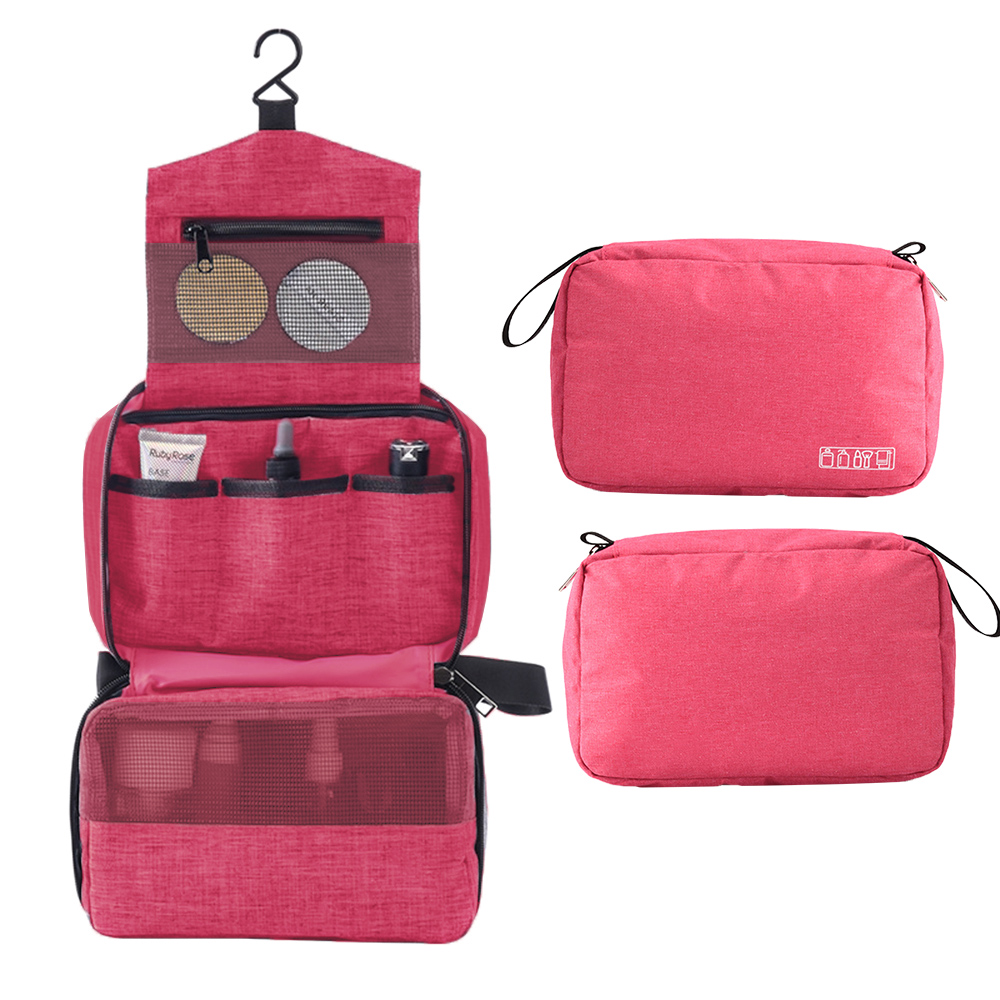 Portable Toiletry Bag with Hanging Hook Travel Bag for Toiletries ...