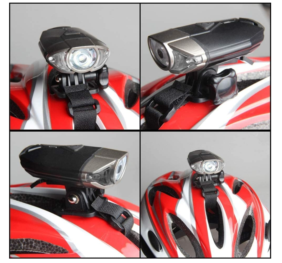 Bicycle Helmet FUNWICT 1000-Lumen Bike Helmet Light Rechargeable