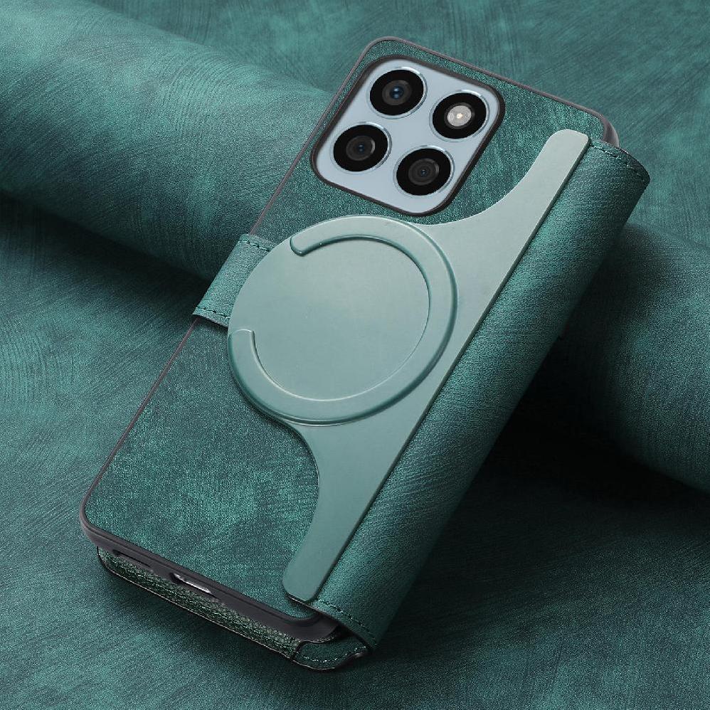 Flip Case For Honor X8B Retro Magnet Shielding Material Wallet Card flip-case-for-honor-x8b-retro-magnet-shielding-material-wallet-card