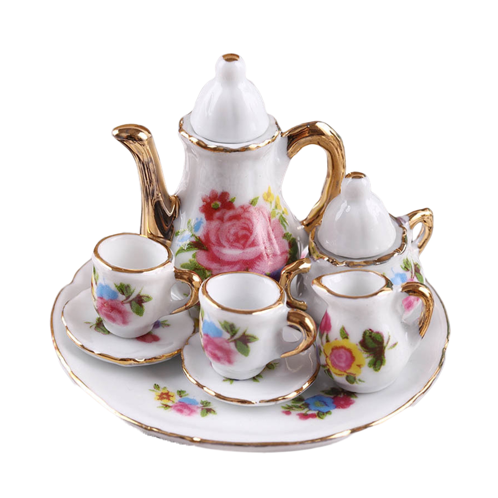 1 Set 112 Doll House Tea Cup Realistic Looking Scene Prop Miniature