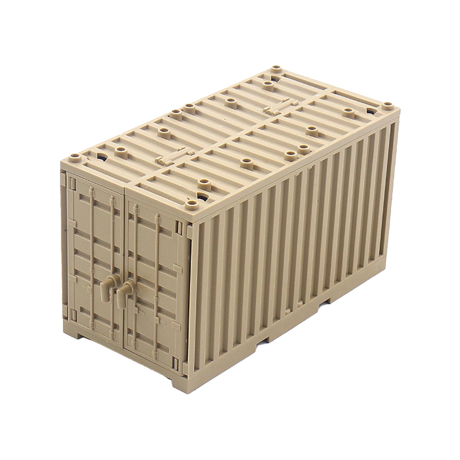 Toy Cargo Shipping Container Toys Model Assemble for Housewarming base