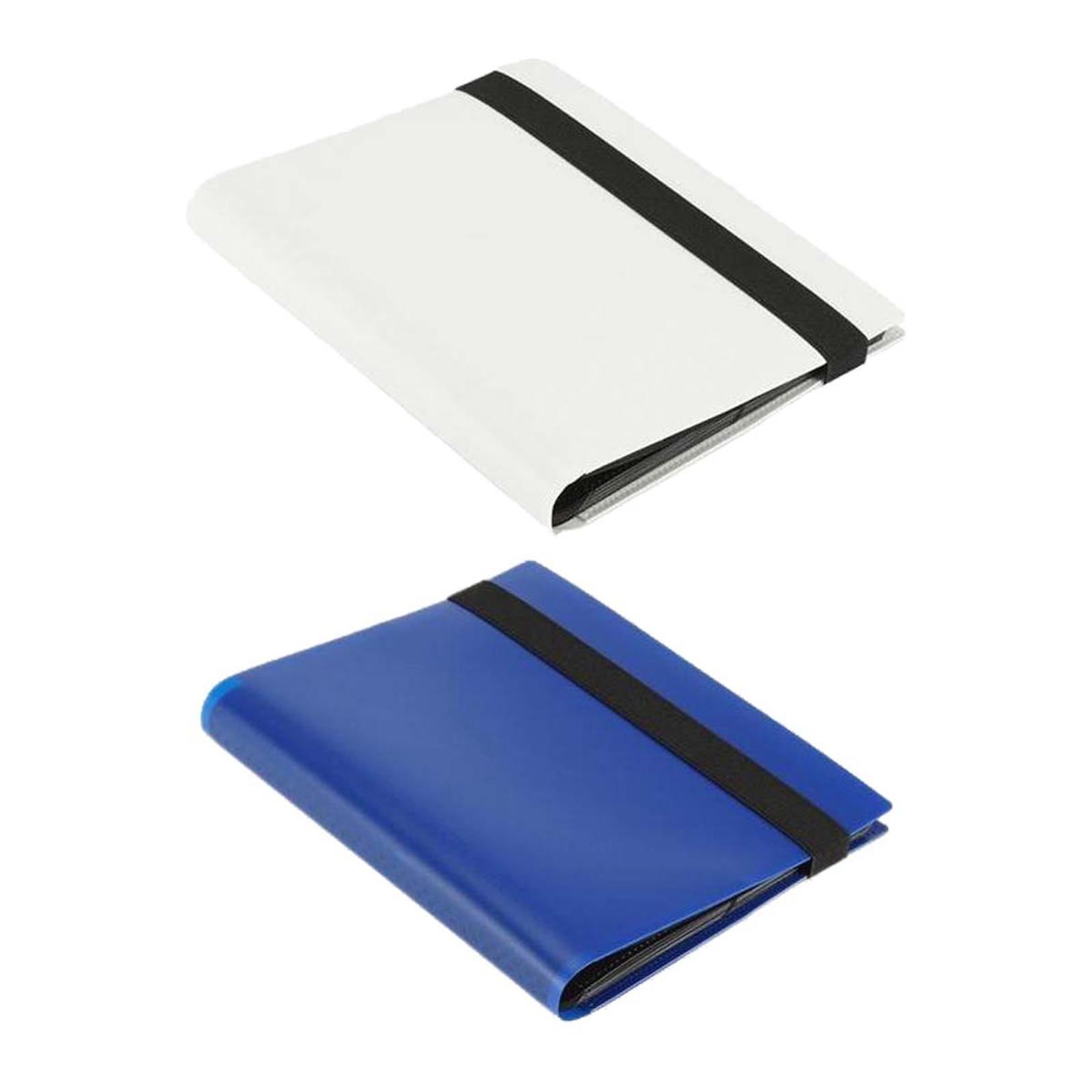 Portable Trading Card Holder Card Storage Sleeves with Elastic Strap