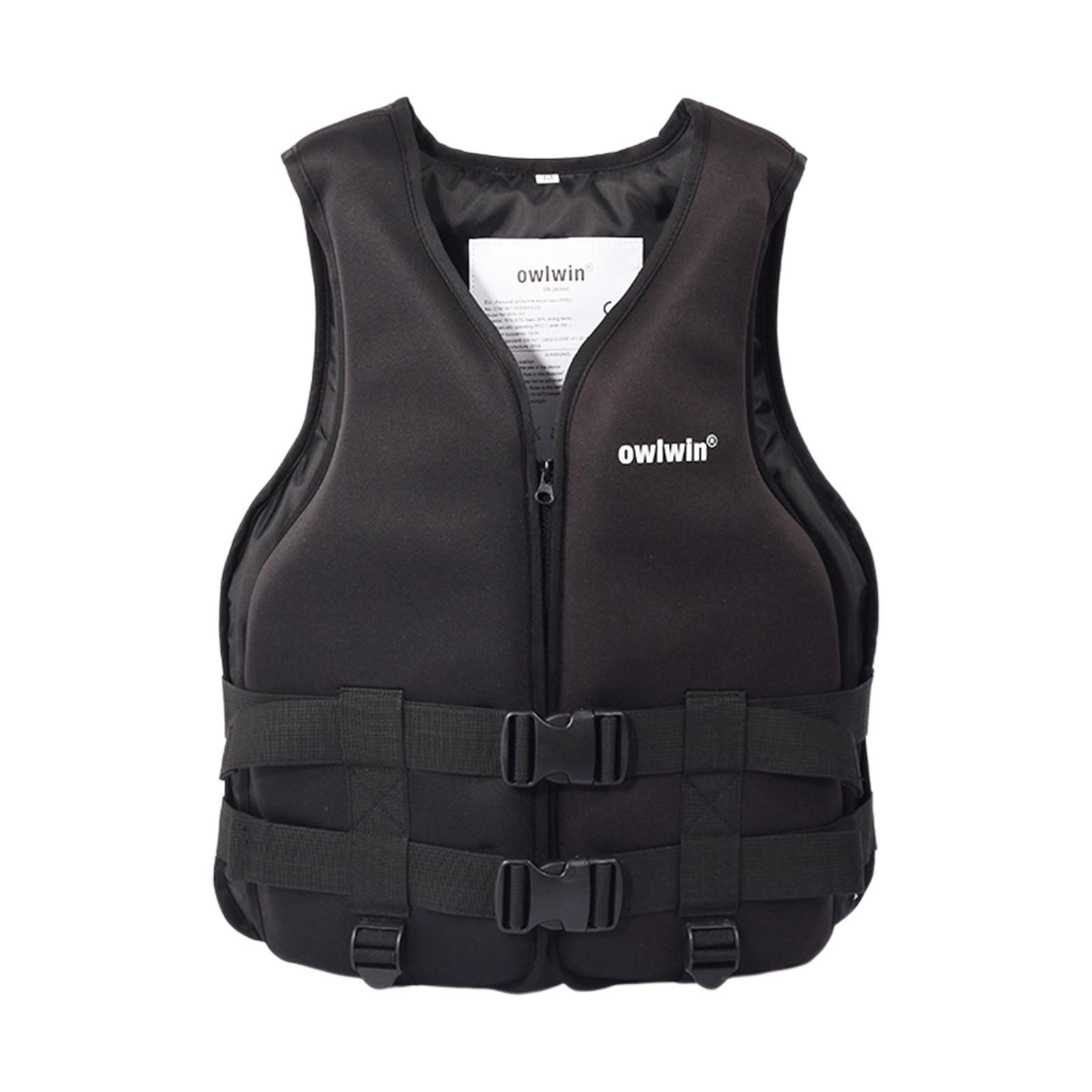 Water Sports Kayaking Paddle Board Buoyancy Aid for Men Ladies Black XL