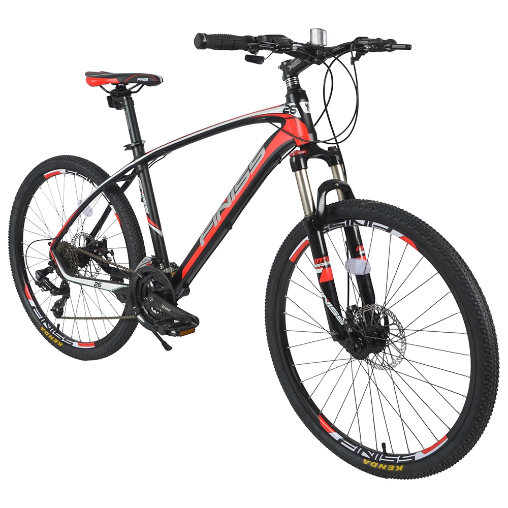 speed Aluminum Mountain Bike Grey 