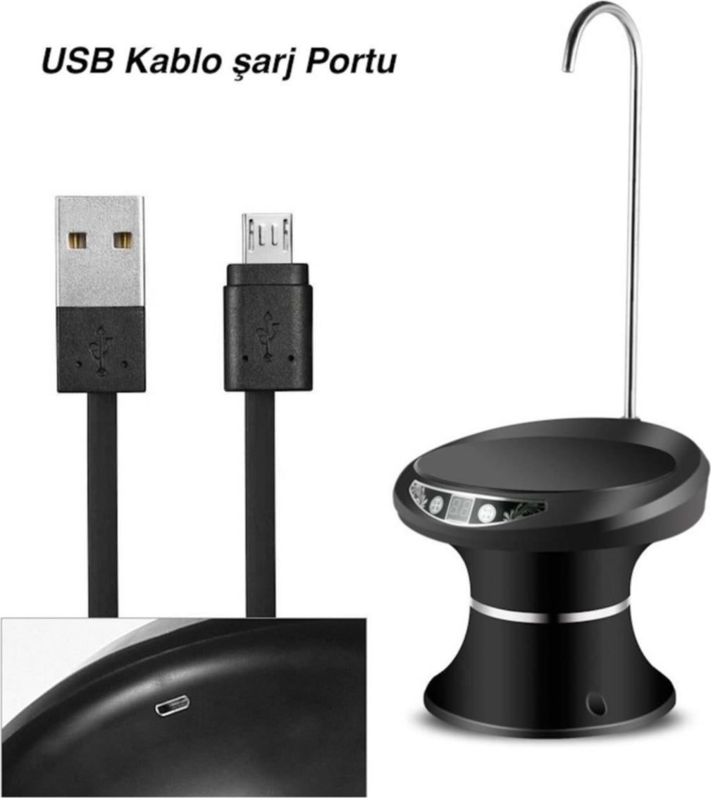 Pump Gallon Electric, Rechargeable, Automatic, Carboy Water Pump with