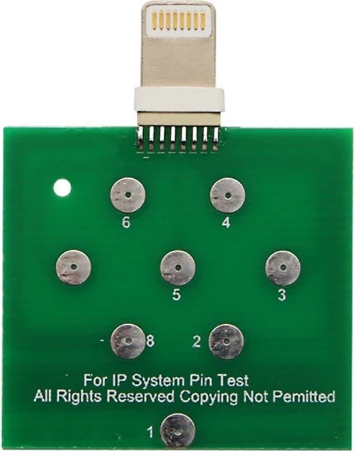 Oss Team Micro USB 8 Pin Battery Power Charging Test Card For iPhone