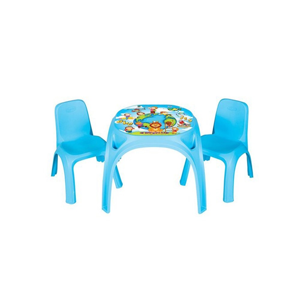 Pilsan Two Chair King TableBlue Hepsiburada Global