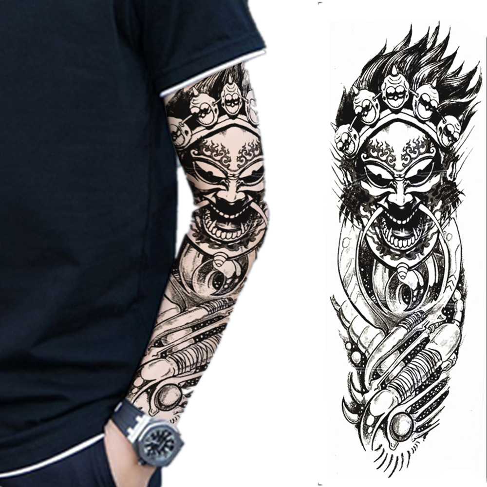 Transferable Tattoos Stickers On The Body Art Temporary Tattoo Sleeve
