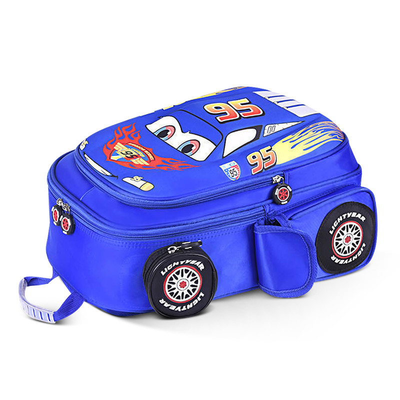  Cute Cartoon Car Model Primary School Bag