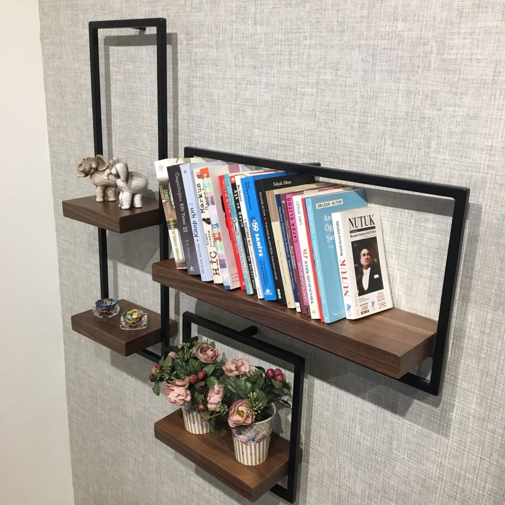 Shelf Kestir Milano Wall Set Wood Veneer Hepsiburada Global