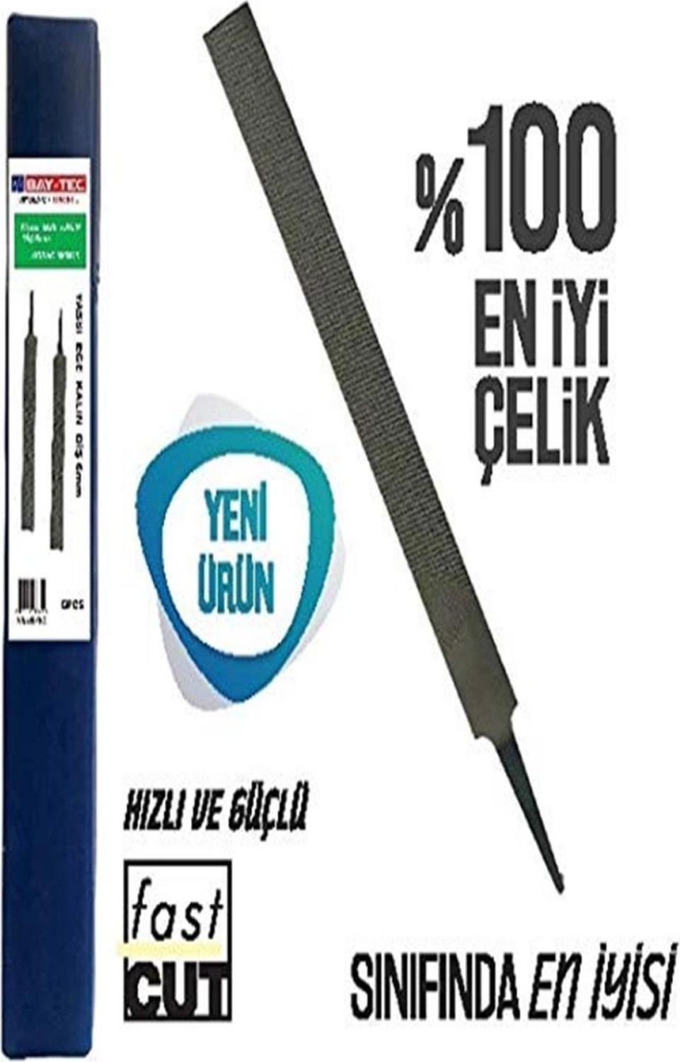 Bay-Tec Flat File Thick Tooth 6 mm MK0928 6pcs - Hepsiburada Global