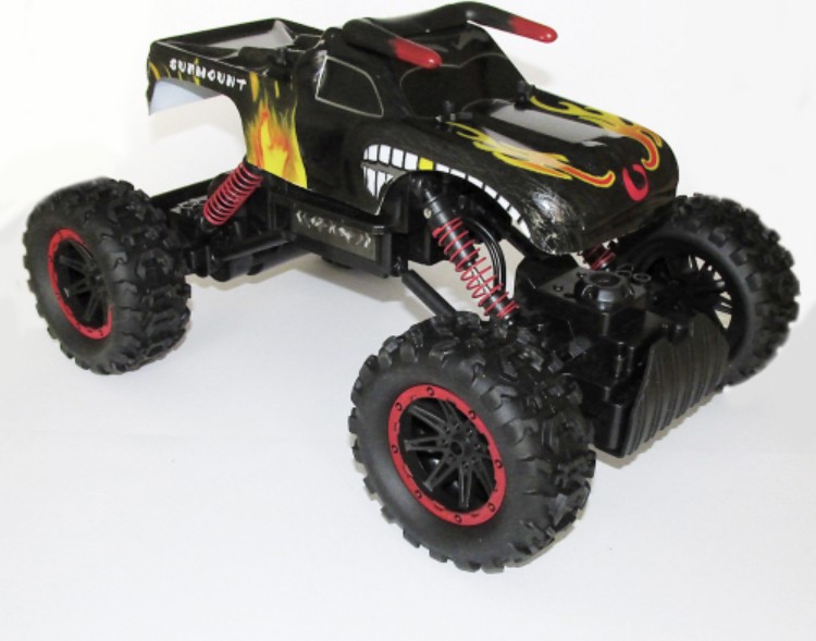 Ceren Remote Controlled Monster Truck Allterrain Vehicle Black