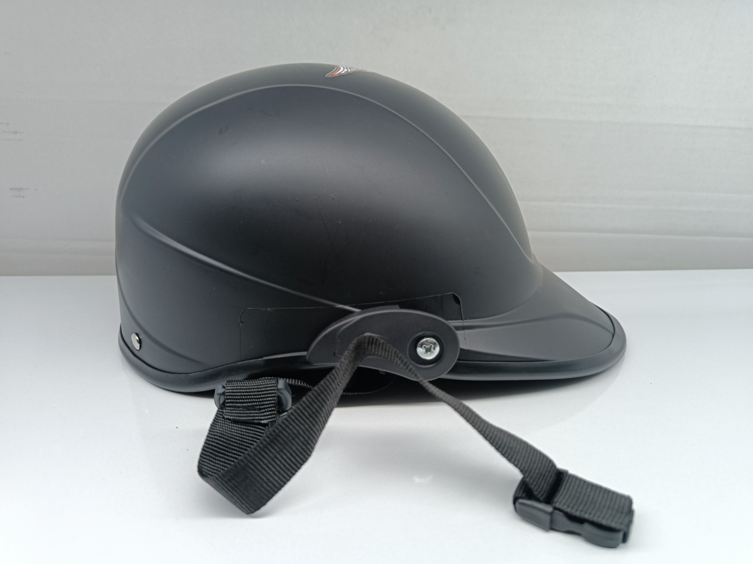 Kt Helmet Domestic ProductionMatte Black Jockey Motorcycle Helmet