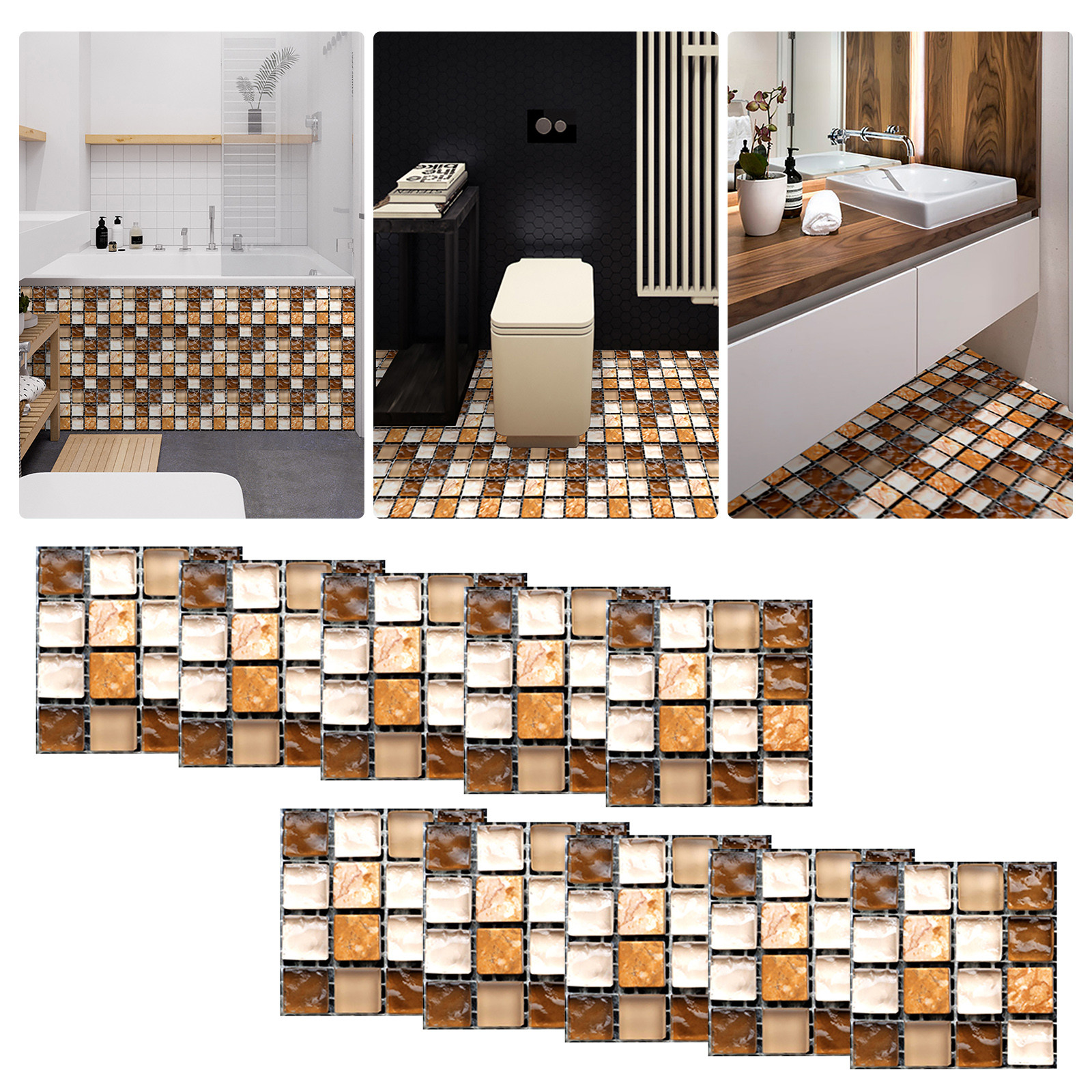 3D Kristal Fayans DIY Suya Dayanıklı Kendinden Yapışkanlı Duvar 3D Kristal Fayans DIY Suya Dayanıklı Kendinden Yapışkanlı Duvar