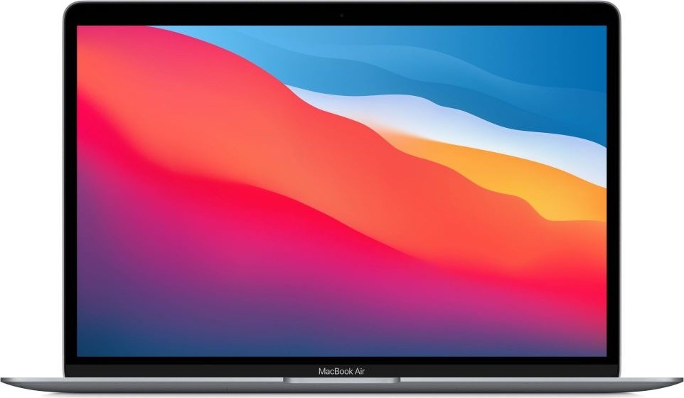 Apple MacBook Air M1 Chip 8GB 256GB SSD macOS 13" QHD Portable Computer Space Gray MGN63TU/A