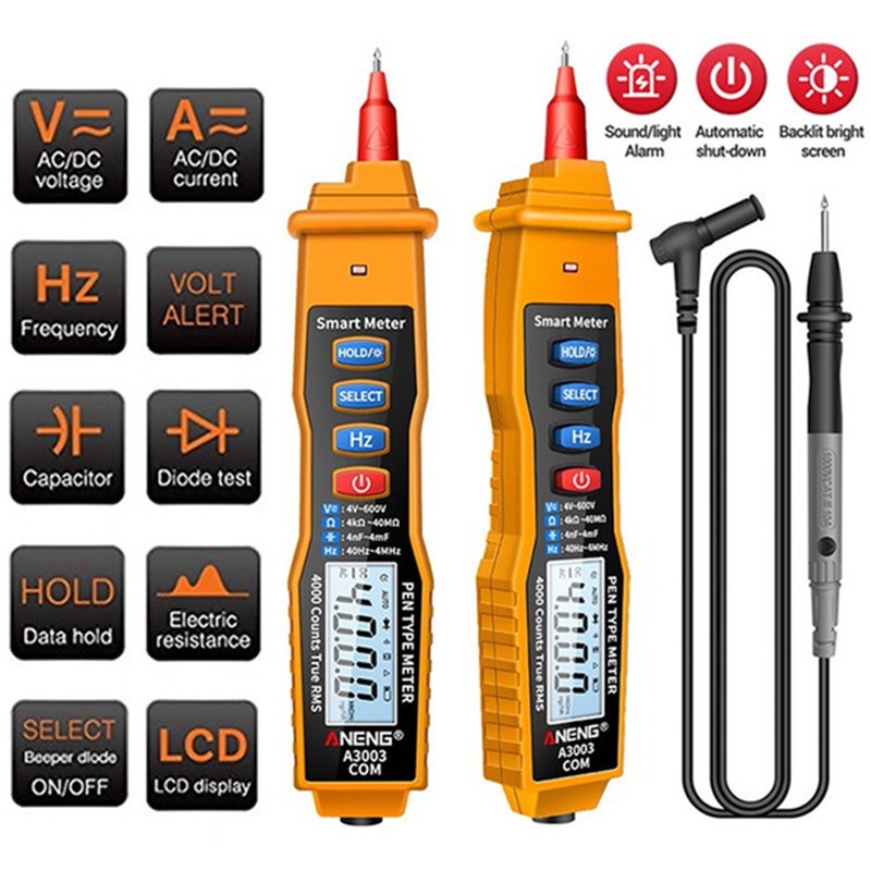 ANENG A3003 Digital Multimeter Clamp Multimeter Pen Type Meter 4000 ...