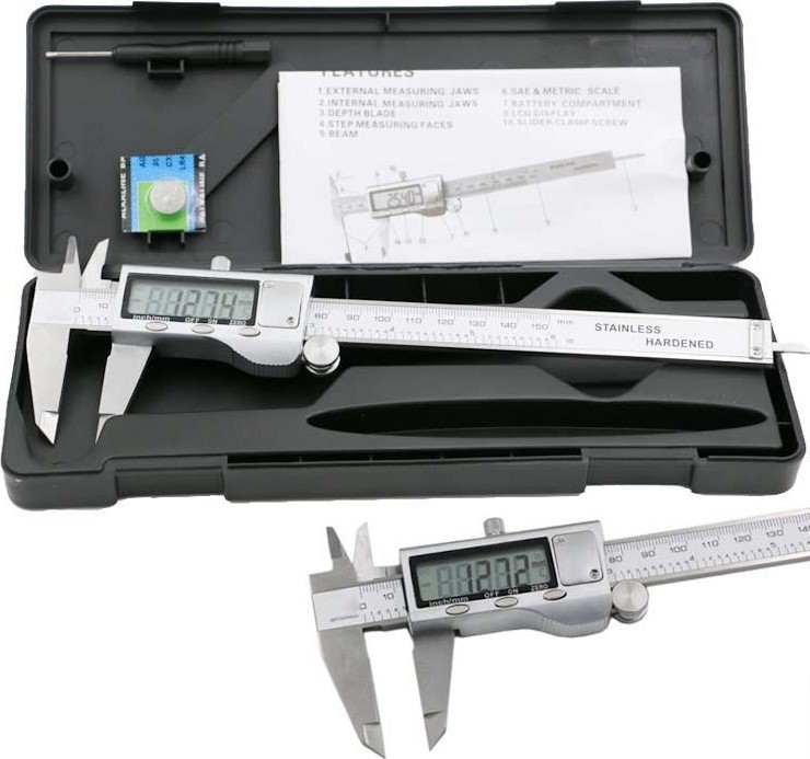 Aksh Digital Steel Caliper Boxed Caliper Precision A Quality Metal 150