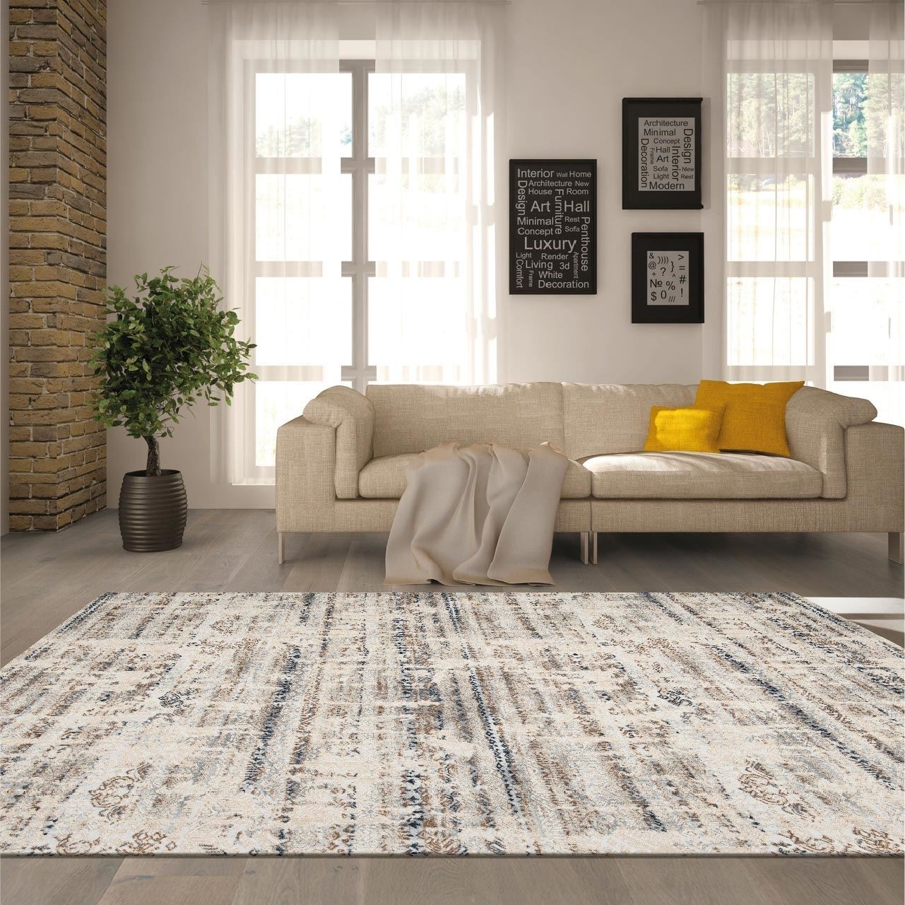 Crea Carpet Sedef Collection Custom Size Carpet Runner 706SDF Hepsiburada Global