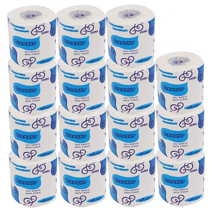 3Ply Dissolvable Toilet Paper, Soft Toilet Paper with Individually