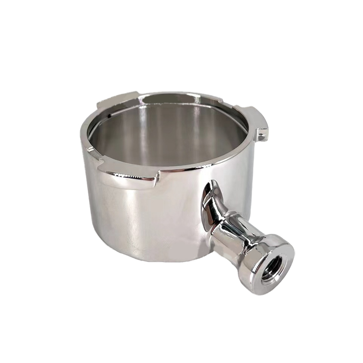 Donlim Kahve Makinesi Aksesuarları 51mm Üç Kulaklı Dipsiz Saplı Kahve