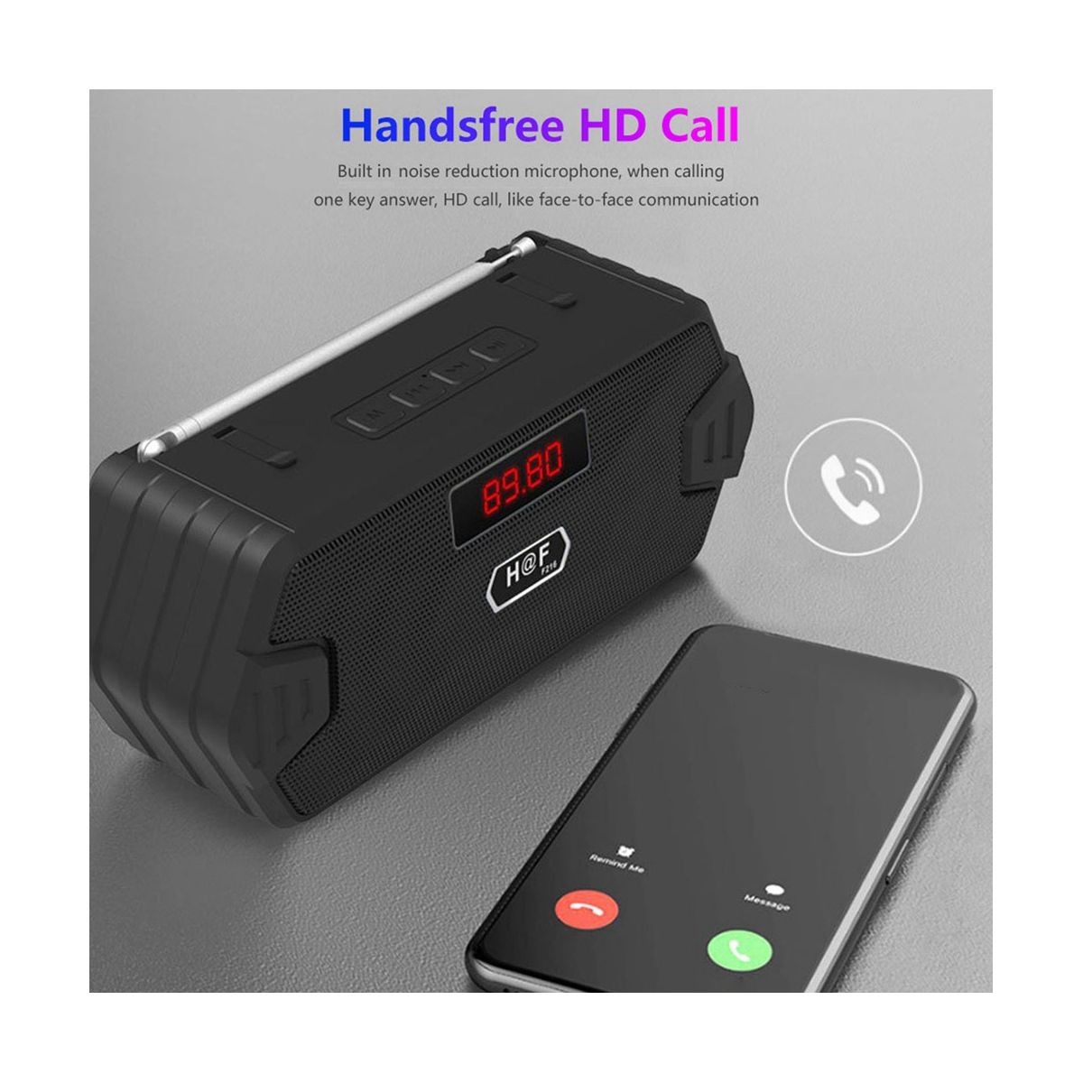 Portable Wireless Speaker Bluetooth Mini Subwoofer Support TF Card USB ...