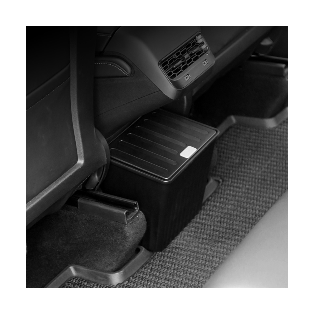 Tesla Model Y (2020-2025) Rear Seat Trash Can & Organizer – Custom Fit Center Console Bin