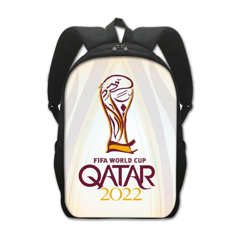 2022 Qatar World Cup Creative backpack Kindergarten schoolbag