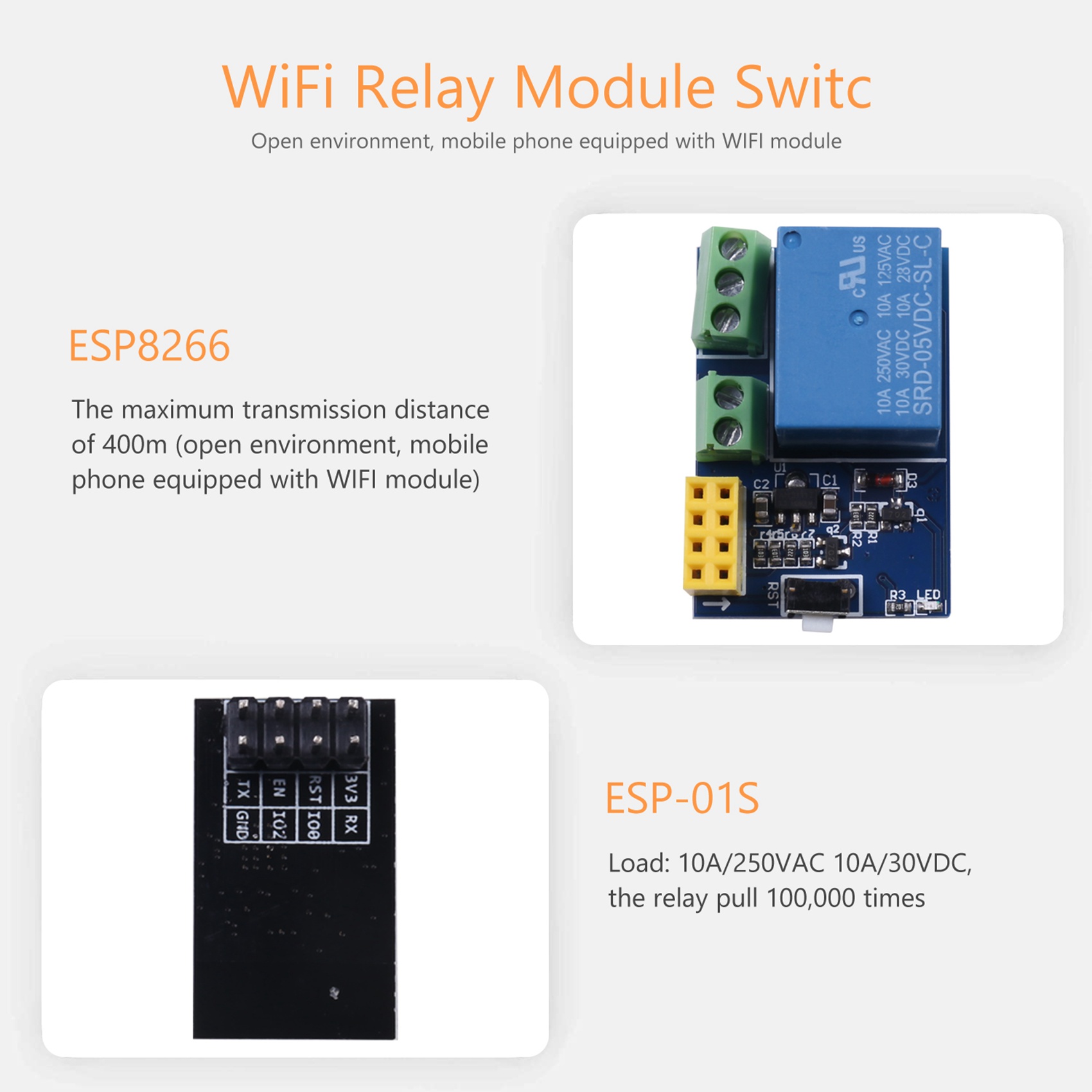 ESP8266 Relay Module Things Smart Home Remote Control Switch ...