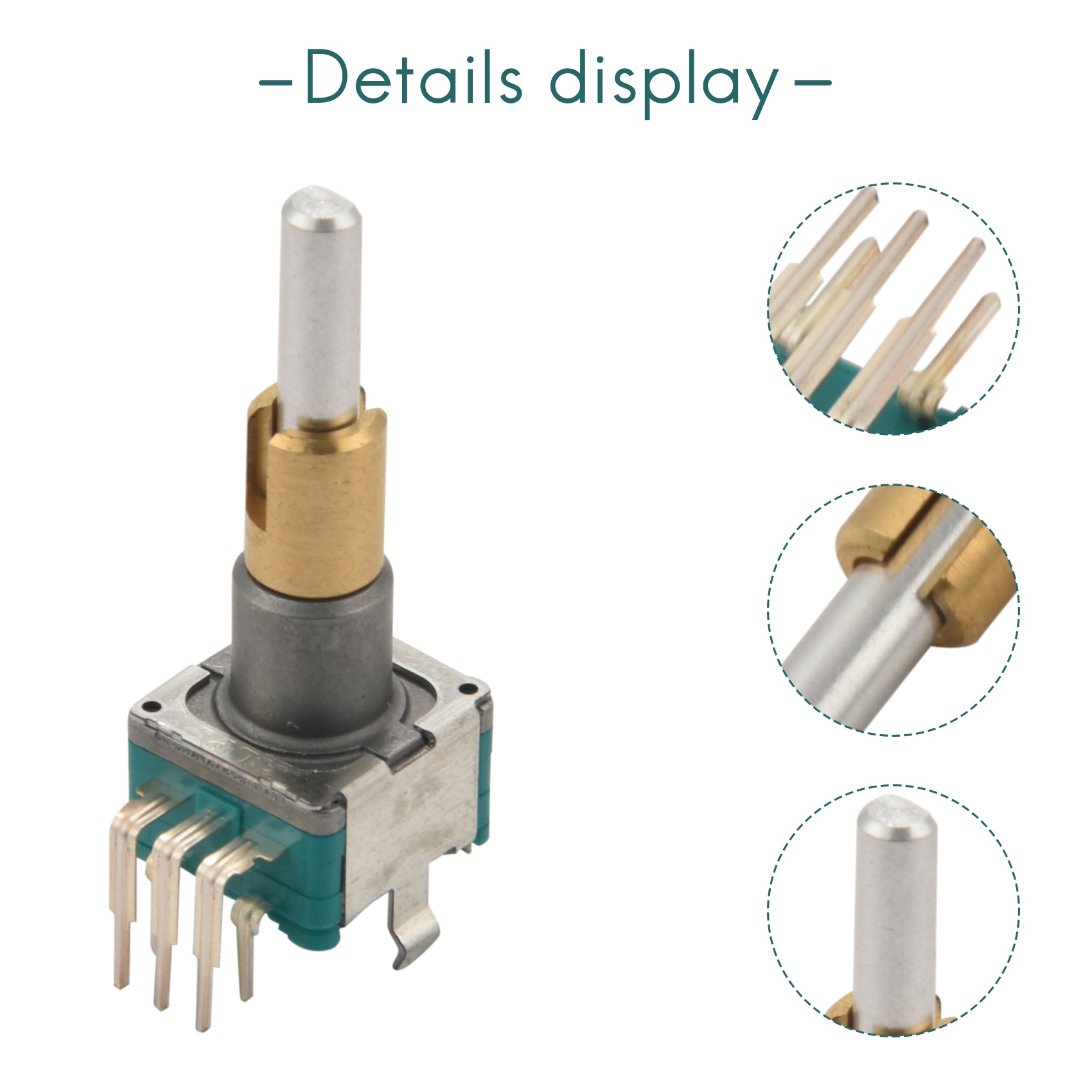 EC11EBB24C03 Dual Axis Encoder with Switch 30 Positioning Number 15 ...