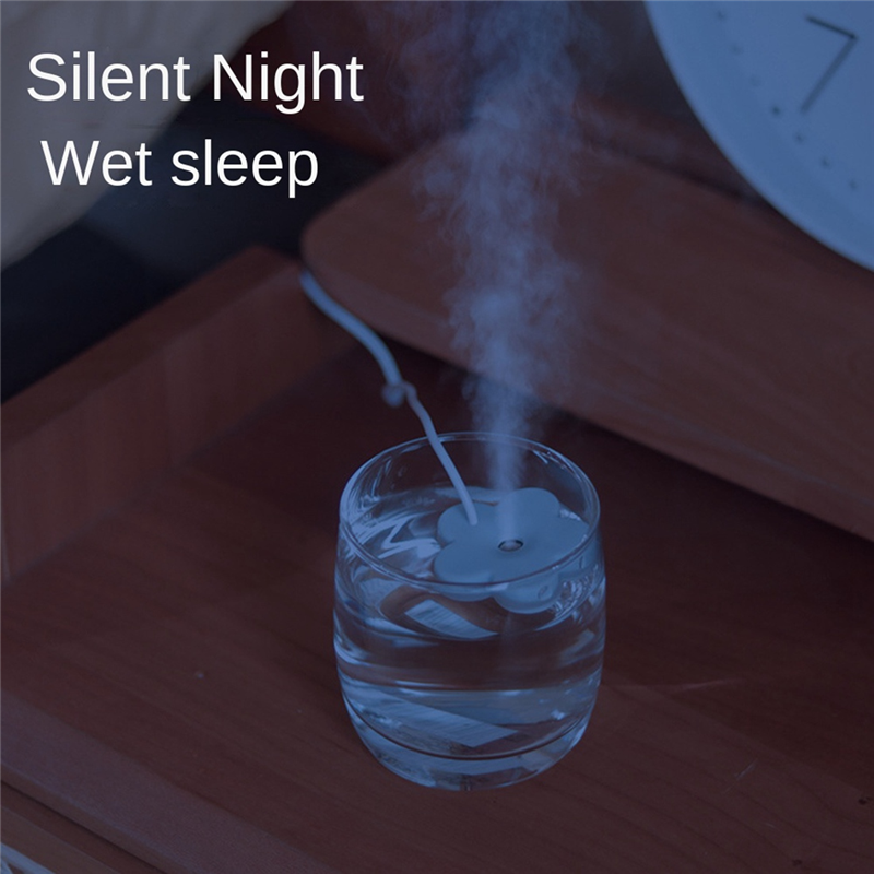USB Portable Mini Personal Humidifier Small Cool Mist Mute 8H Auto-Off ...