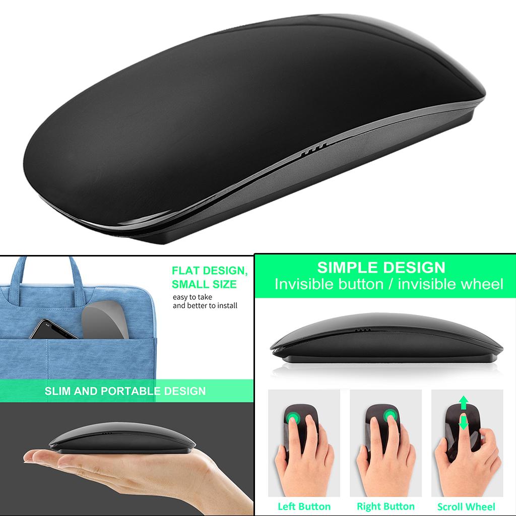 Portable Computer Mouse 2.4G Wireless Mouse Portable for PC Laptop Computer Desktop ...