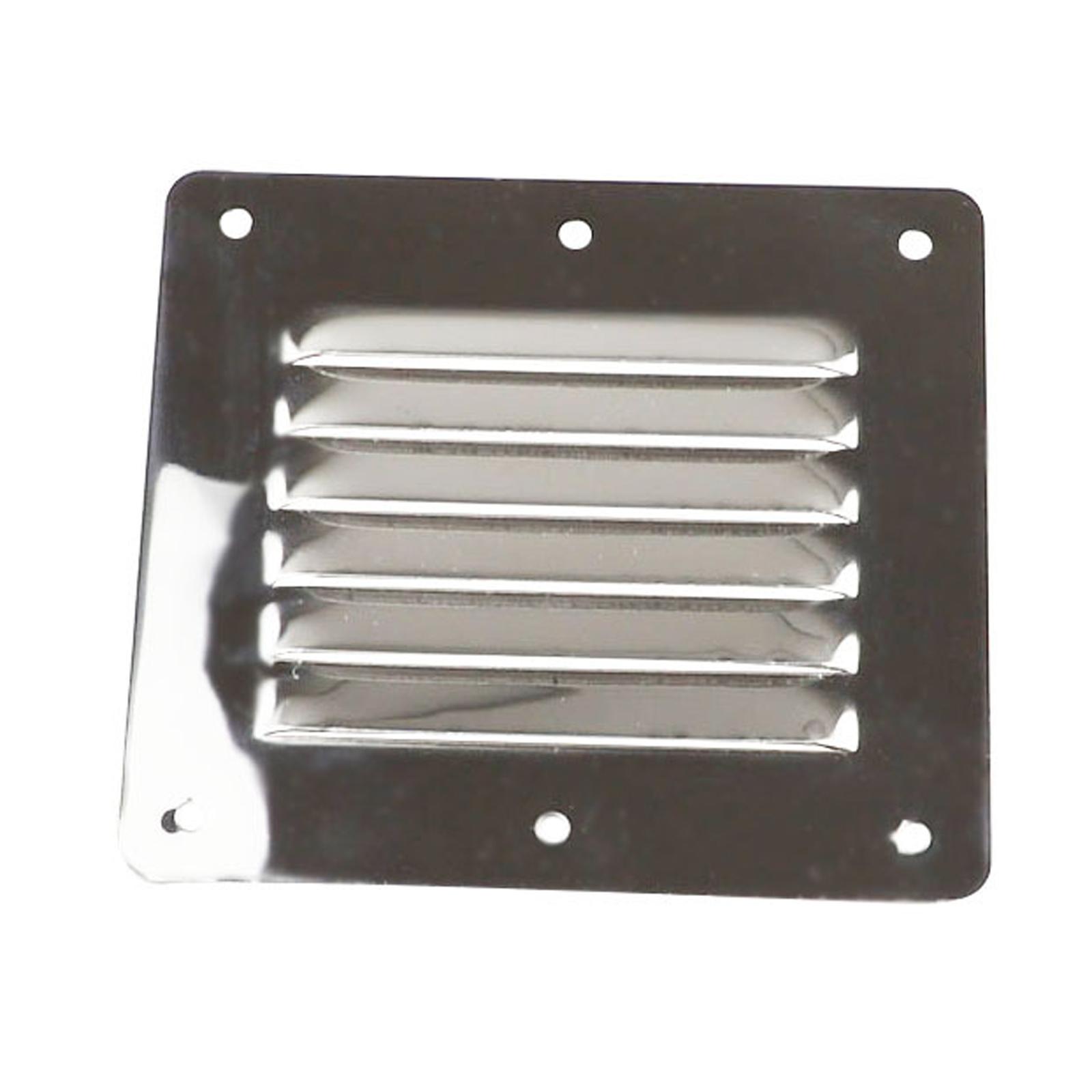 Louvered Vent Rectangle 316 Stainless Steel 5x4.5 inch Fit for RV