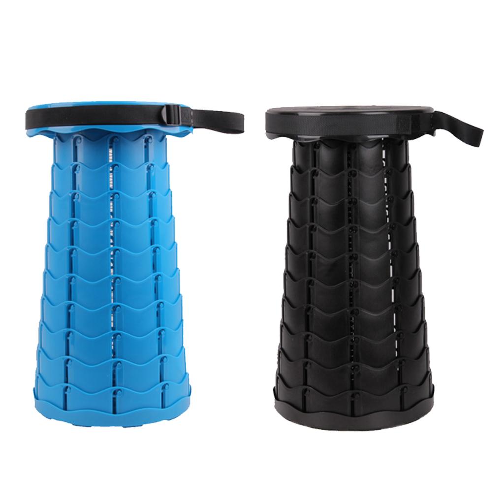 2Pcs Foldable Telescopic Stool Outdoor Hiking Retractable Stool ...