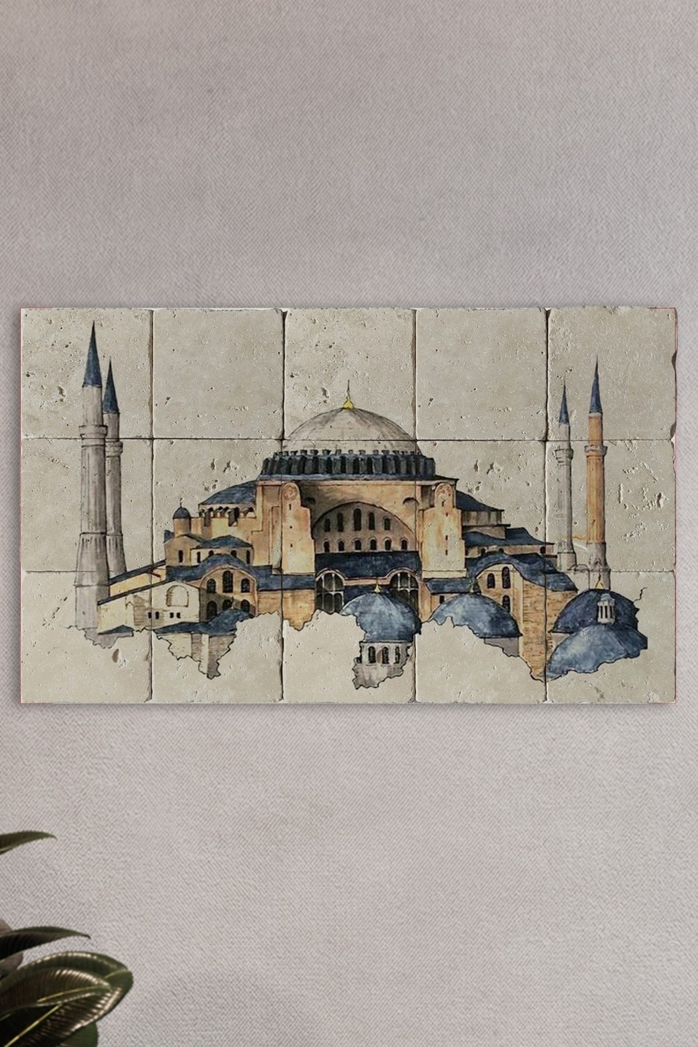 Begoloni Natural Stone Painting Hagia Sophia Wall Decor 50X30CM Hepsiburada Global