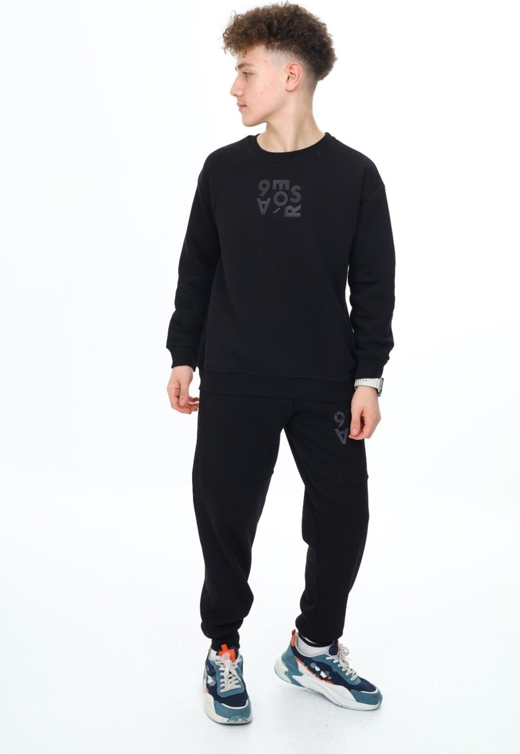 Angelos Girls Boy Square Style Text Printed 3 Yarn Bottom/Top Set 712